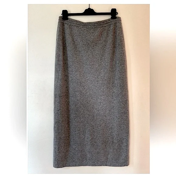 LAUREN RALPH LAUREN SZ XL Gray Wool Blend Maxi Skirt - Picture 2 of 6